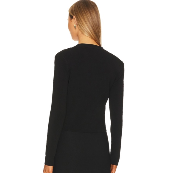 L'AGENCE Toulouse Cardigan  black - Picture 8 of 9
